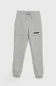 szary Calvin Klein Jeans Spodnie dziecięce IB0IB01012.4890 Chłopięcy