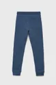 Calvin Klein Jeans Spodnie bawełniane dziecięce IB0IB01047.4890 granatowy