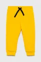 žltá Detské nohavice United Colors of Benetton Chlapčenský