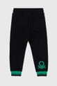 United Colors of Benetton Pantaloni copii 3J68I0453 negru AW21