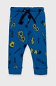 United Colors of Benetton Pantaloni copii bumbac albastru 33AMI0483
