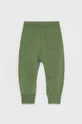 United Colors of Benetton Spodnie bawełniane dziecięce zielony