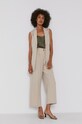 Nohavice Y.A.S 26023735 béžová AW21