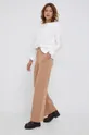 Calvin Klein Spodnie brązowy