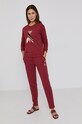 Patrizia Pepe Spodnie 8P0363.A9H6 bordowy AW21