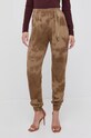Kalhoty Pinko 1Q10AW.8641 béžová AW21