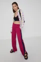 różowy Karl Lagerfeld Spodnie 215W1004