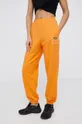 Хлопковые брюки P.E Nation оранжевый