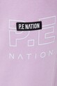 P.E Nation Spodnie bawełniane fioletowy 21PE3P186