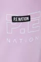 μωβ Βαμβακερό παντελόνι P.E Nation