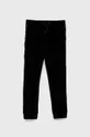 чорний Дитячі штани Tommy Hilfiger Для дівчаток