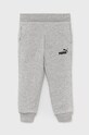 Puma Spodnie dziecięce 587038 dzianina szary 587038