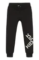 чорний Дитячі штани Kenzo Kids Для дівчаток
