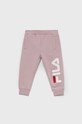 Fila Spodnie dziecięce dzianina różowy 689761.G