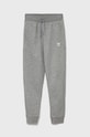 Dětské kalhoty adidas Originals H32407 pletenina šedá H32407