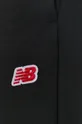 czarny New Balance Spodnie MP01664BK