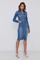 Guess Sukienka jeansowa W1YK49.D46AC niebieski AW21