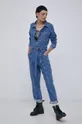 Tommy Jeans Kombinezon jeansowy DW0DW10925.4890 niebieski