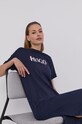 HUGO Sukienka 50452817 nadruk granatowy 50452817