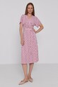 Šaty Tommy Hilfiger WW0WW31262.4890 růžová AW21