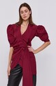 Рокля Red Valentino WR3VABB51FP бордо AW21