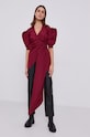 Рокля Red Valentino бордо WR3VABB51FP