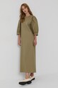 Samsoe Samsoe Rochie F21300192 verde AW21