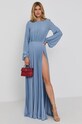 Платье Elisabetta Franchi AB05816E2 голубой AW21