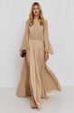 Φόρεμα Elisabetta Franchi AB05816E2 μπεζ AW21