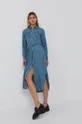 голубой Джинсовое платье Lauren Ralph Lauren