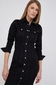Pepe Jeans Sukienka jeansowa PL952963.000 czarny AW21