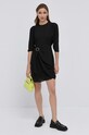 The Kooples Sukienka FROB23001K czarny AW21