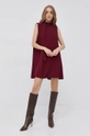 Haljina Victoria Victoria Beckham bordo