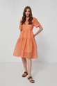 narancssárga Victoria Victoria Beckham ruha
