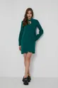 Φόρεμα Victoria Victoria Beckham πράσινο