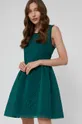 Φόρεμα Victoria Victoria Beckham πράσινο