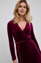 Haljina Bardot ljubičasta 53995DB.BURGUNDY