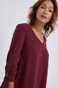 United Colors of Benetton Sukienka bordowy 4XI65VCN5.09Q