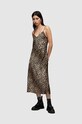 AllSaints Sukienka i sweter HERA LEPPO DRESS casual czarny WD220U