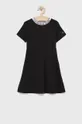 czarny Calvin Klein Jeans Sukienka dziecięca IG0IG01026.4890 Dziewczęcy