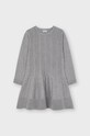 Mayoral Sukienka dziecięca rozkloszowany szary 4925.6C.Mini