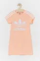 рожевий Дитяча сукня adidas Originals Для дівчаток