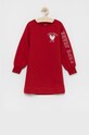 Pepe Jeans Sukienka dziecięca Gea długi czerwony PG951510.274