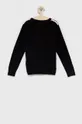 Detský bavlnený sveter Tommy Hilfiger čierna
