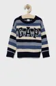 μπλε GAP - Παιδικό βαμβακερό πουλόβερ Για αγόρια