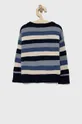 Detský bavlnený sveter GAP modrá