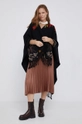 Desigual Poncho 21WAIA30 czarny