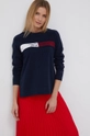 Tommy Hilfiger Sweter bawełniany granatowy