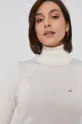 béžová Vlnený sveter Calvin Klein