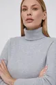 szary Calvin Klein Sweter z domieszką wełny